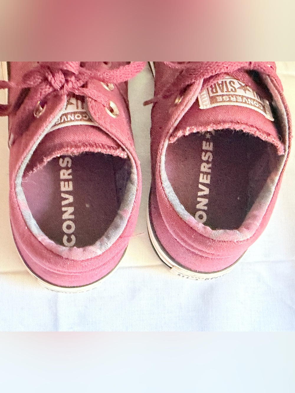 Converse Chuck Taylor All Star High-Top Sneakers Women’s 8 – Burgundy/Maroon - Picture 4 of 5